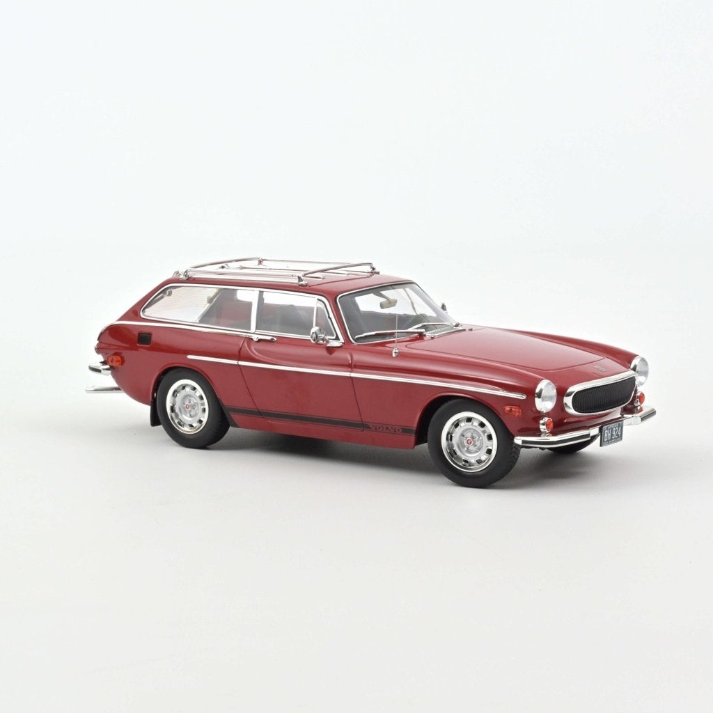 Volvo 1800 ES VS-versie 1972 rood met zijstrips Norev 1:18, Ophalen of Verzenden, Nieuw, Auto, Norev