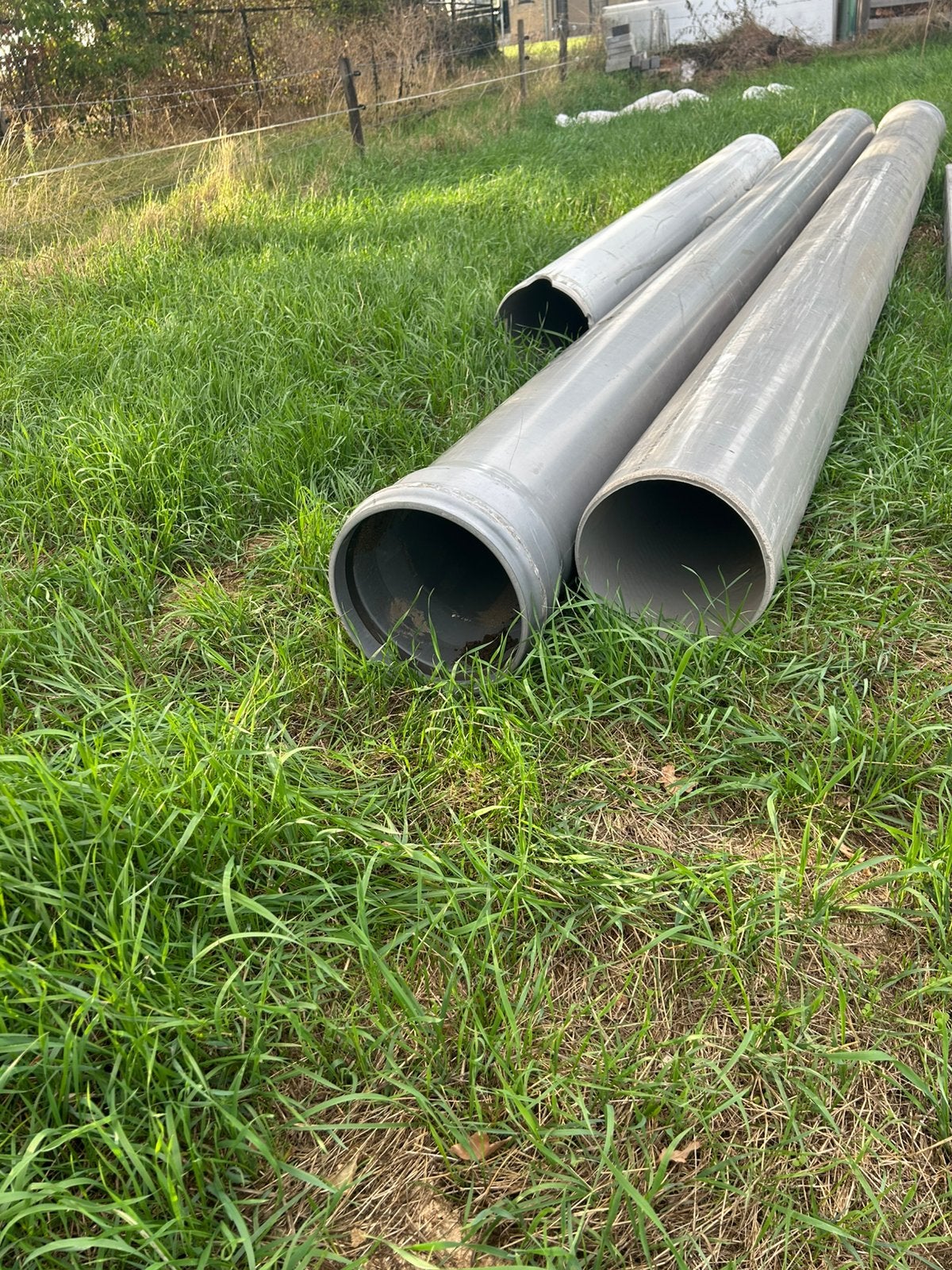PVC buis 315mm - SN8 - 5m, Doe-het-zelf en Verbouw, Buizen en Afvoer, Pvc, Ophalen of Verzenden, Zo goed als nieuw, Minder dan 2 meter