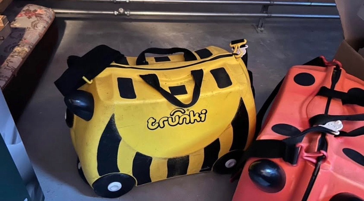 Trunki Kinderkoffer Bij en Lieveheersbeestje, Ophalen, Gebruikt