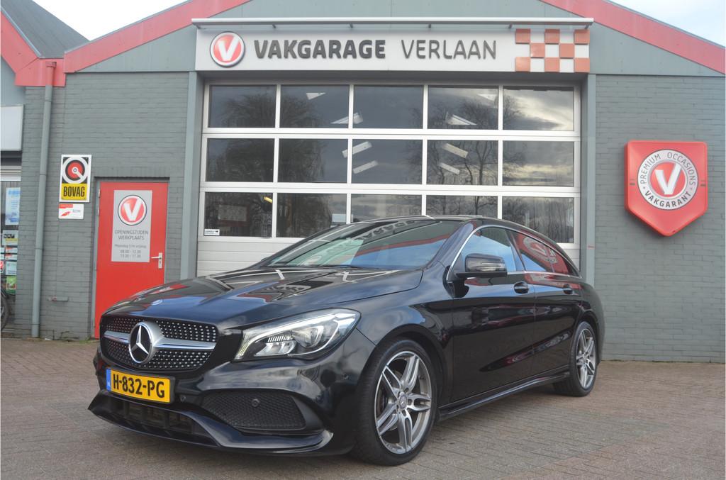 Mercedes-Benz CLA-Klasse 200 AMG line 12 mnd. gar!, 730 kg, Gebruikt, Zwart, 1595 cc