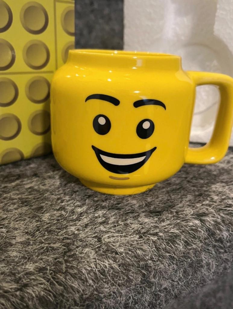 Lego Hoofd Mok - The Art of the Brick - Nieuw in doos, Overige typen, Geel, Nieuw, Ophalen of Verzenden
