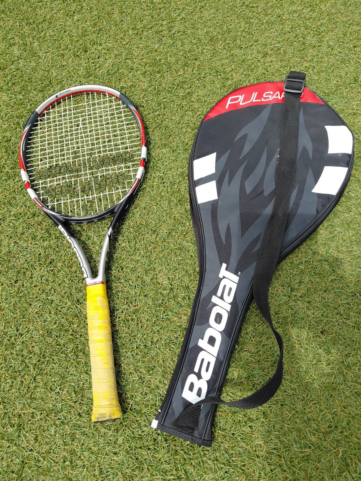 Babolat Pulsar Tennissracket met hoes, Sport en Fitness, Tennis, Ophalen of Verzenden