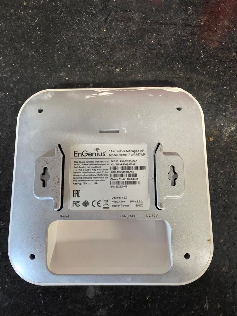 EnGenius WiFi6 EWS357AP v2 Access Point, Ophalen of Verzenden, Gebruikt, EnGenius