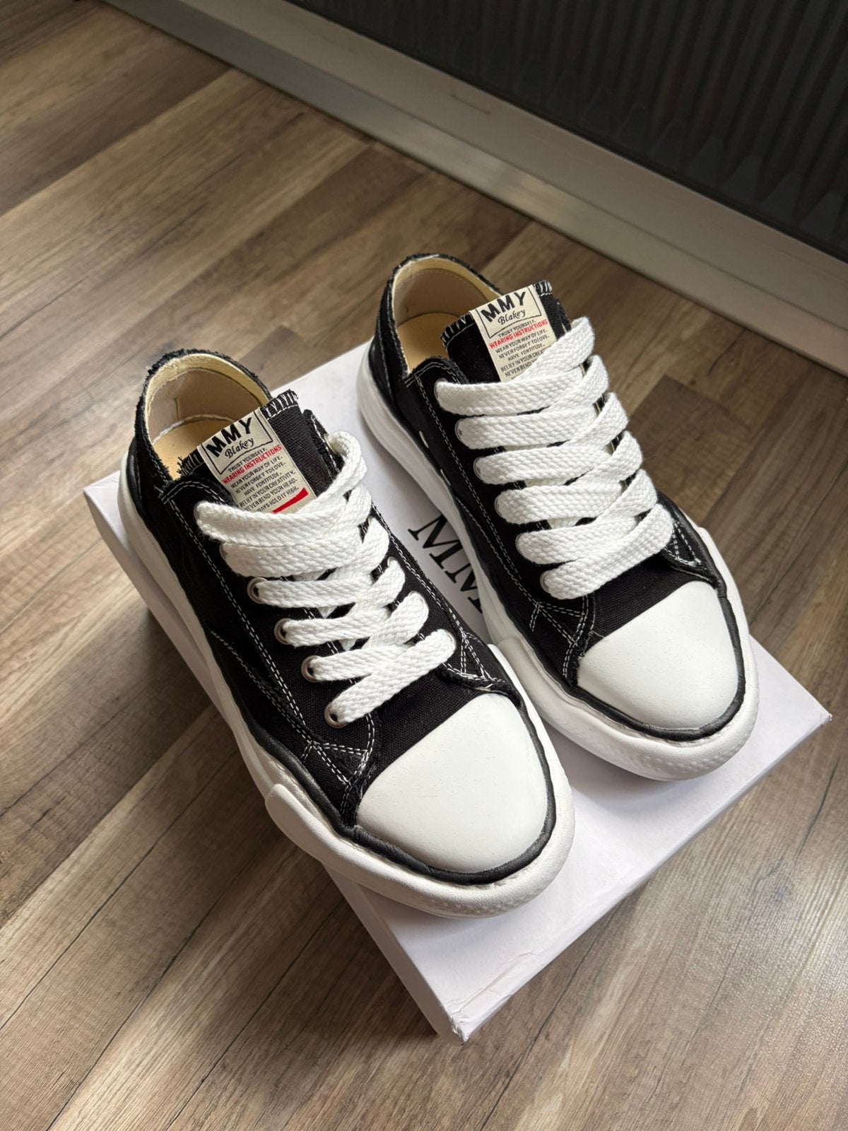 Maison Mihara Yasuhiro Peterson, Zwart, Nieuw, Ophalen of Verzenden, Sneakers of Gympen