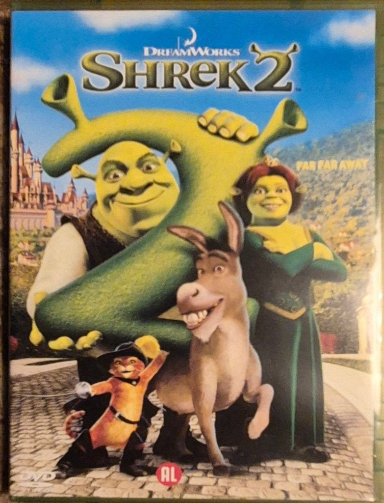 Shrek 2 (1DVD) #d142#4V, Ophalen of Verzenden, Zo goed als nieuw, Komedie, Vanaf 6 jaar