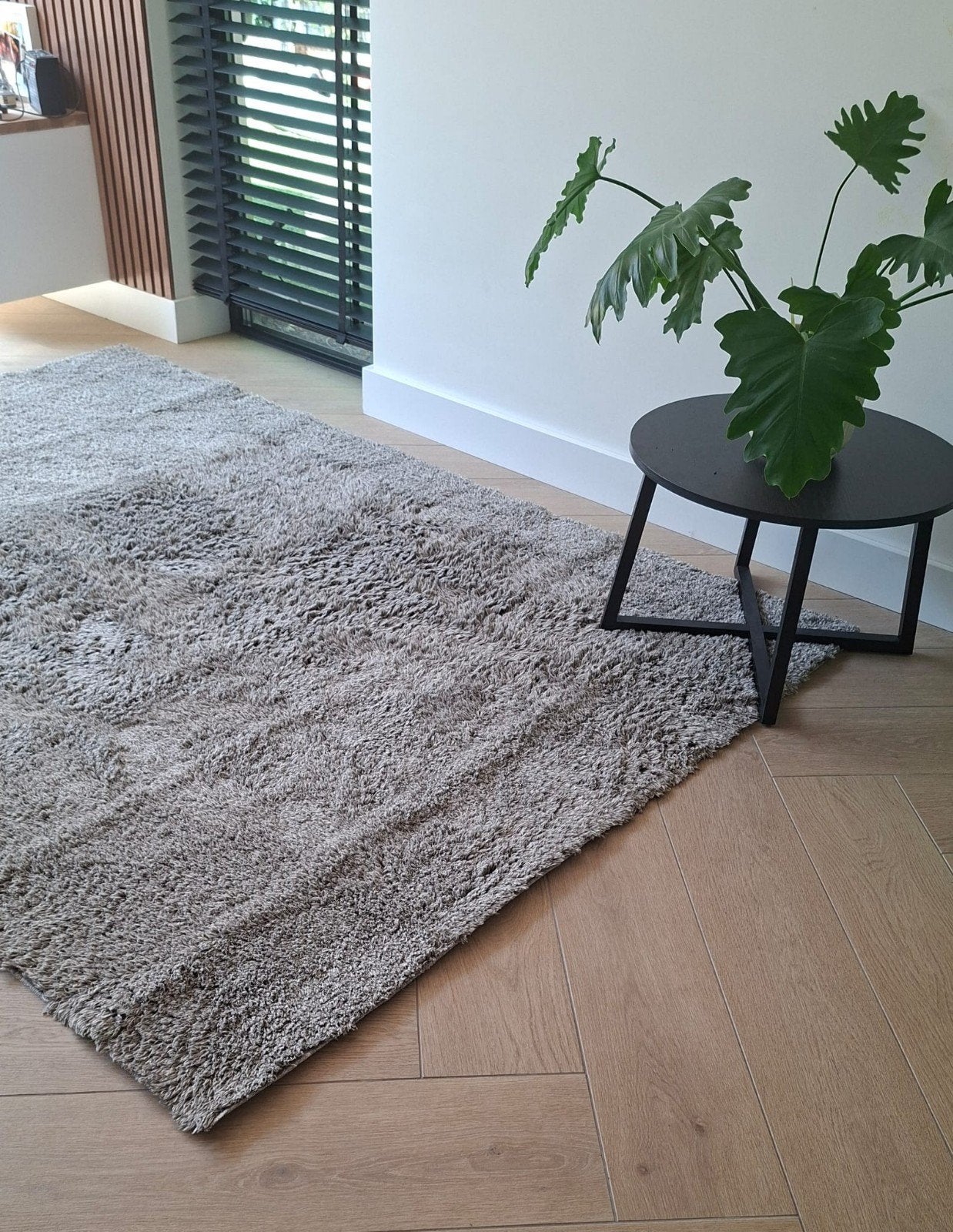 Ikea Vindebak Grijs vloerkleed hoogpolig - 160x230 cm, Ophalen, 150 tot 200 cm, 200 cm of meer, Grijs