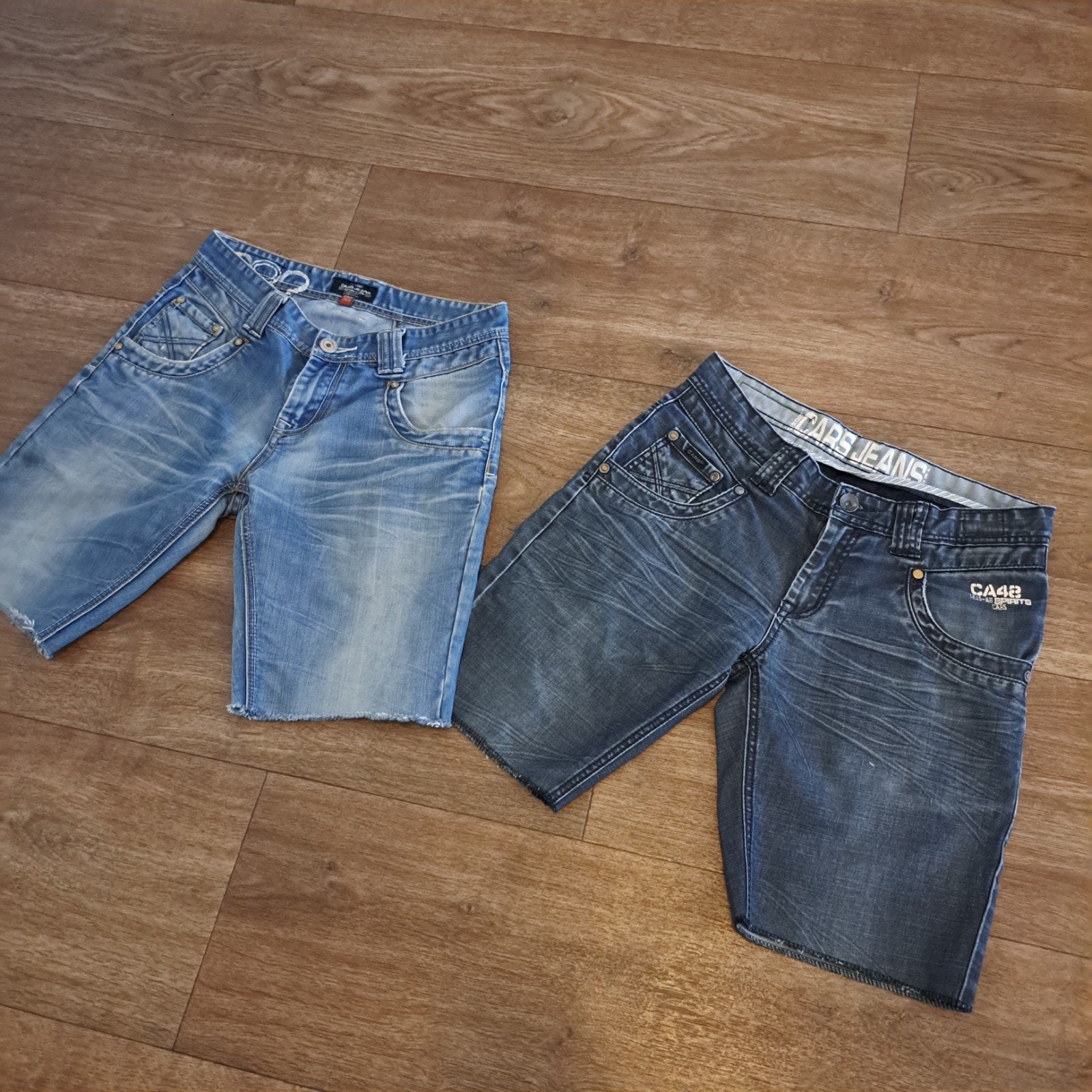 2 CARS korte spijkerbroeken mt. 29/30, Kleding | Heren, Blauw, Cars, W32 (confectie 46) of kleiner, Ophalen of Verzenden