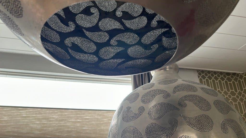 Oosterse lampen, Huis en Inrichting, Lampen | Hanglampen, Ophalen, Zo goed als nieuw