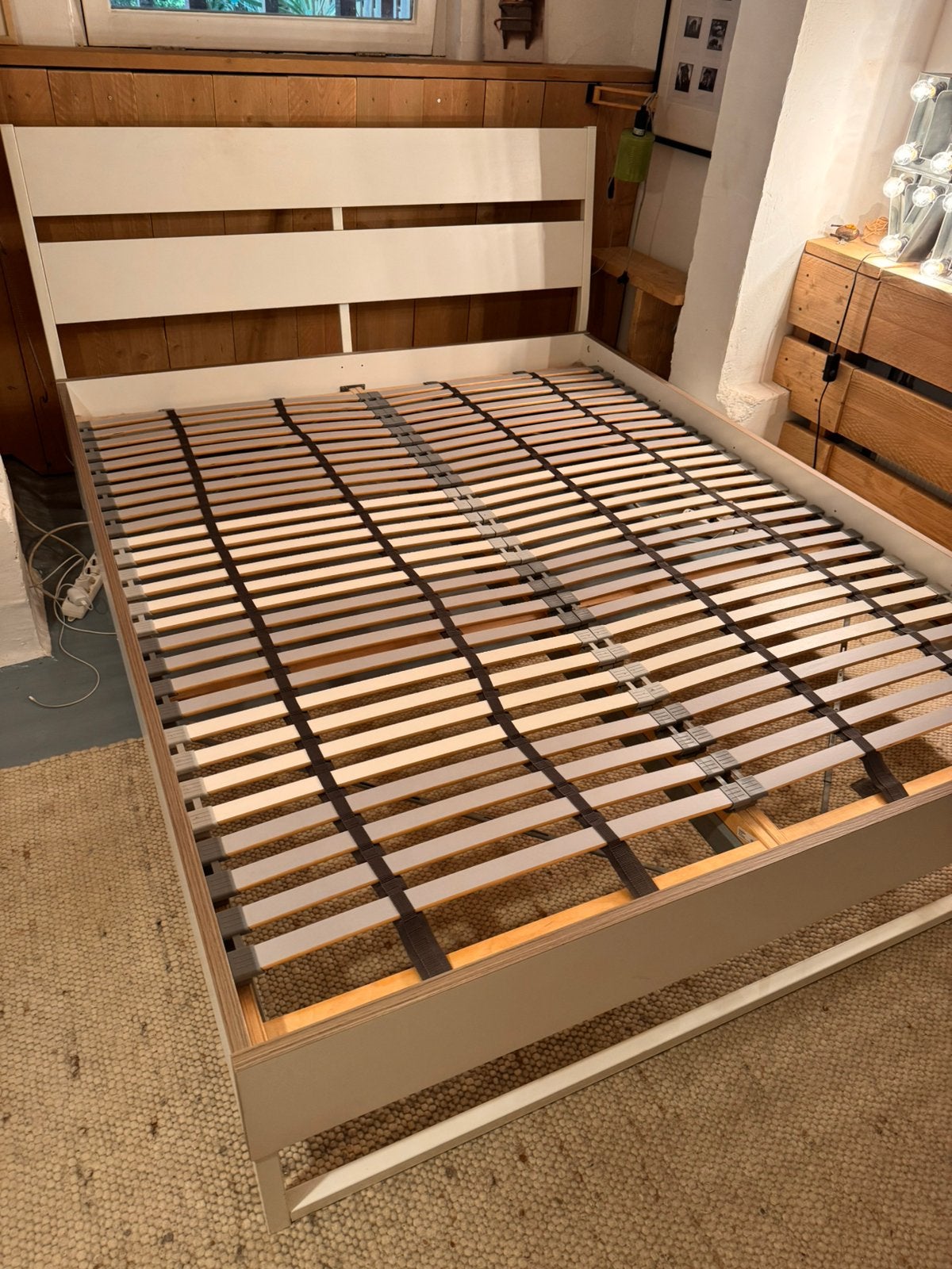Bedframe 160x200, Ophalen, Zo goed als nieuw, Tweepersoons, 160 cm