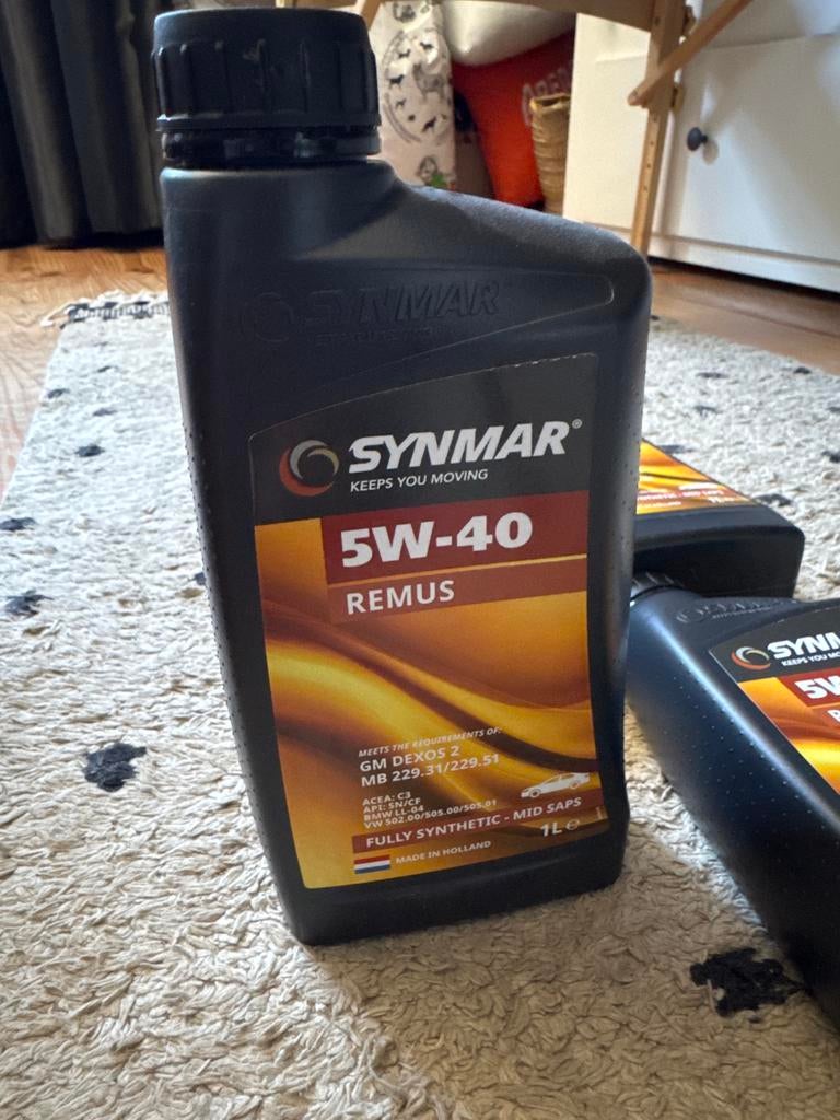 6 Liter Synmar Olie 5W-40 Remus - Nieuw, Ophalen of Verzenden, Nieuw, Universele onderdelen