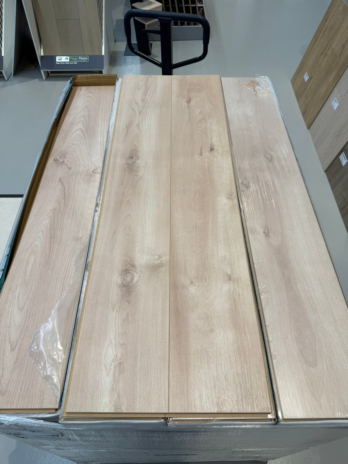klik laminaat waterbestendig 8mm, Ophalen, 75 m² of meer, Nieuw, Beige