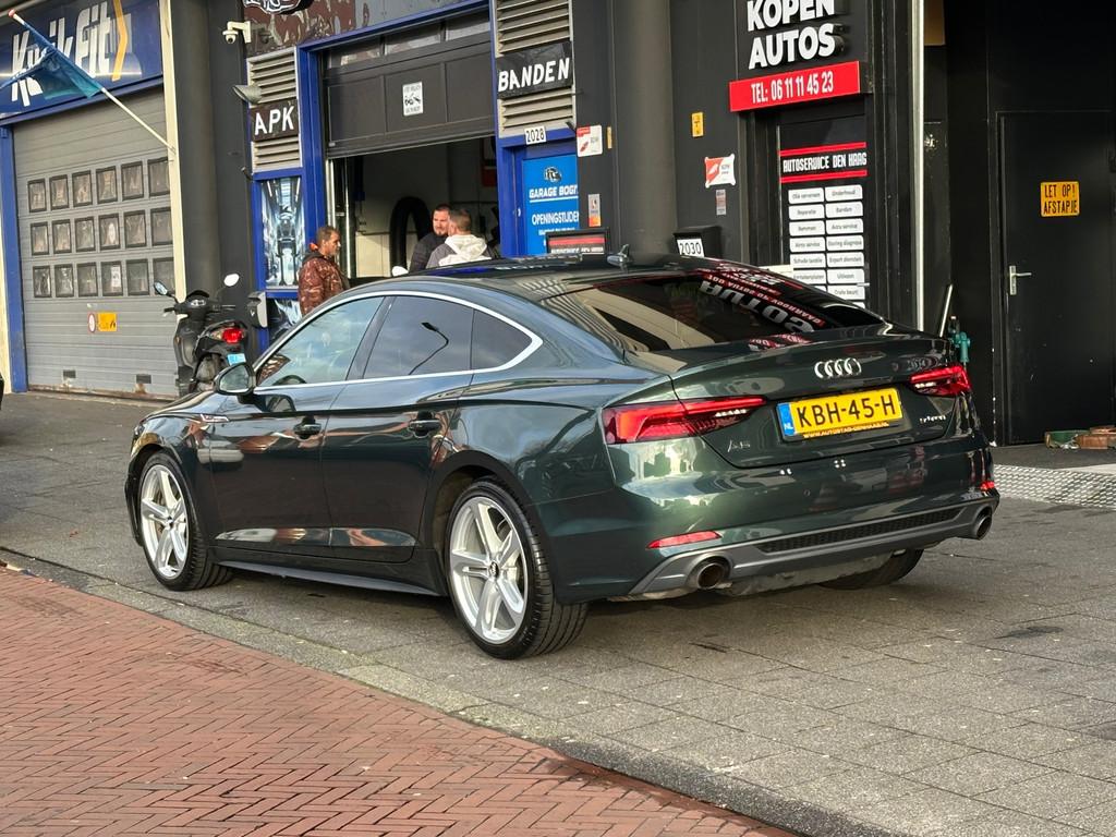 Audi A5 Sportback 2.0 TFSI g-tron Design Pro Line Plus Leer, Auto's, Audi, Gebruikt, Euro 6, 4 cilinders, Bedrijf