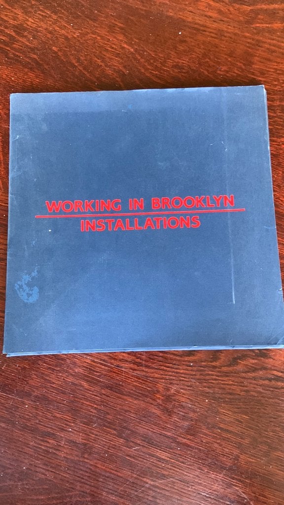 Working in brooklyn installations - Robert Bingham, Joan, Ophalen of Verzenden