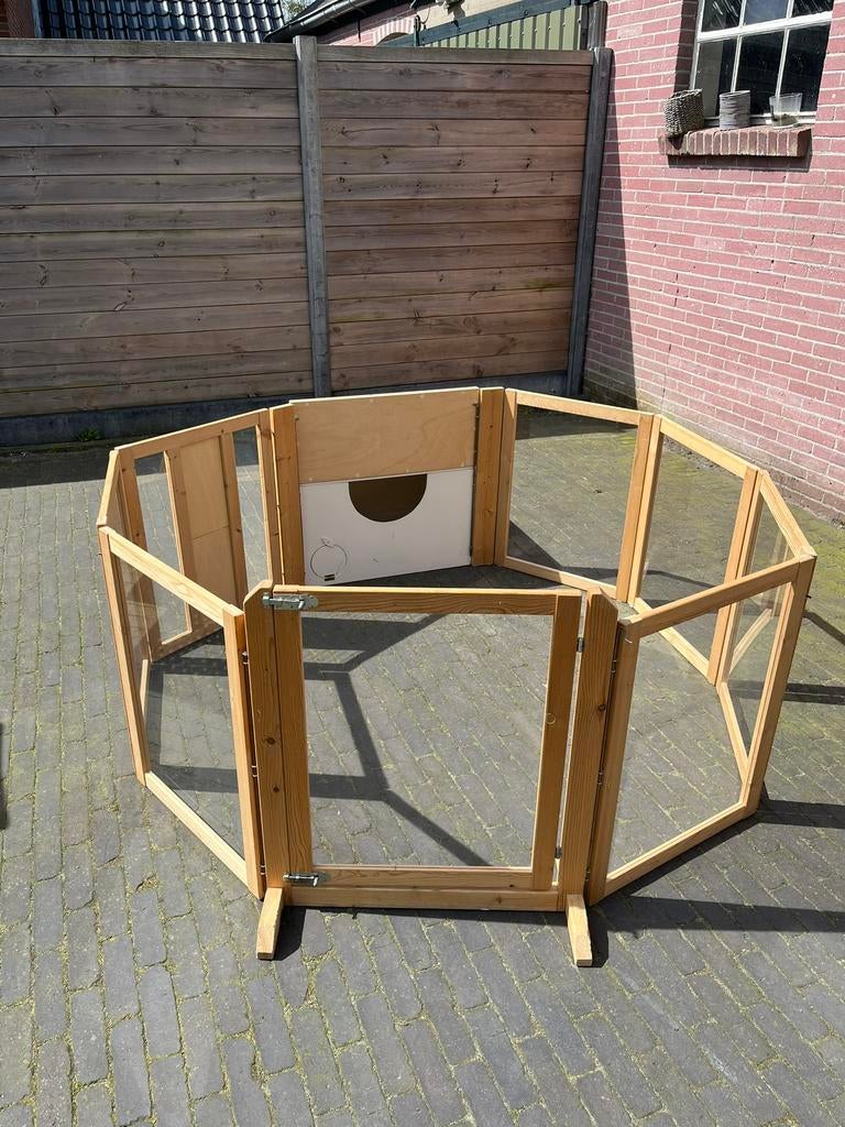 Kittenren en werpkist te huur., Dieren en Toebehoren, Katten-accessoires, Zo goed als nieuw, Ophalen