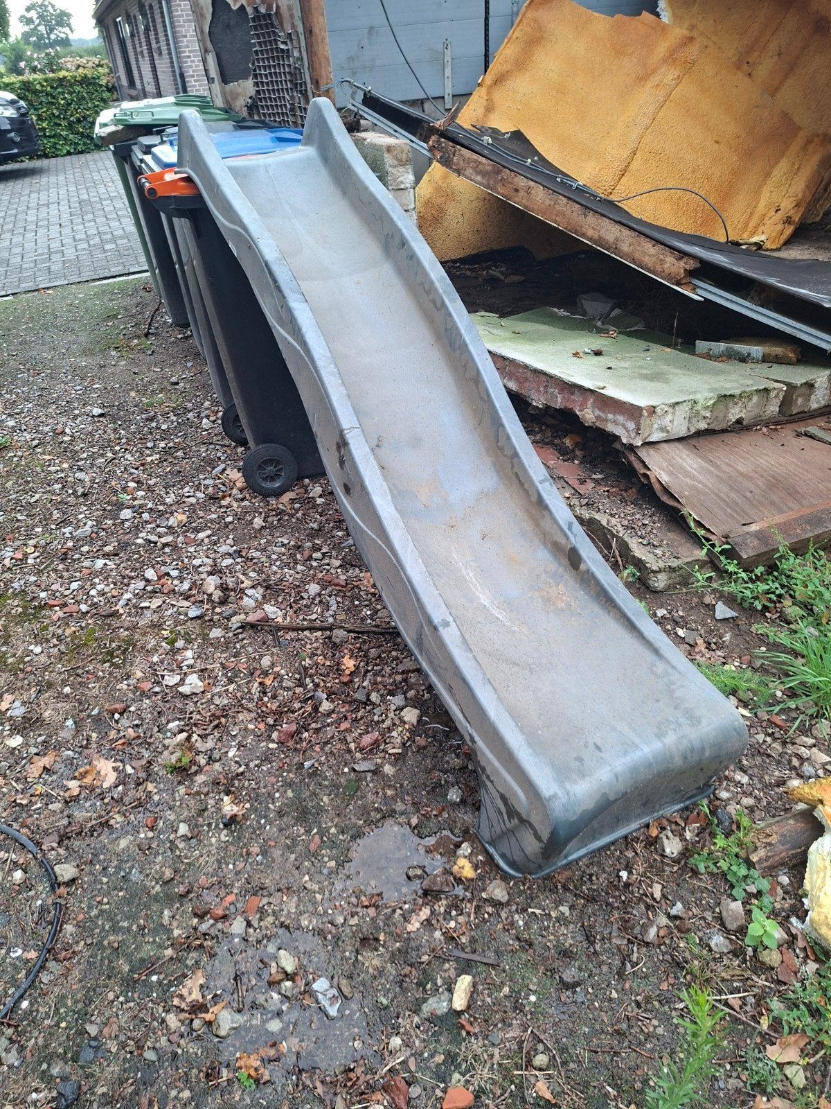 Glijbaan - Plateauhoogte 110 cm, Lengte 220  Breedte 45 cm, Ophalen, Zo goed als nieuw