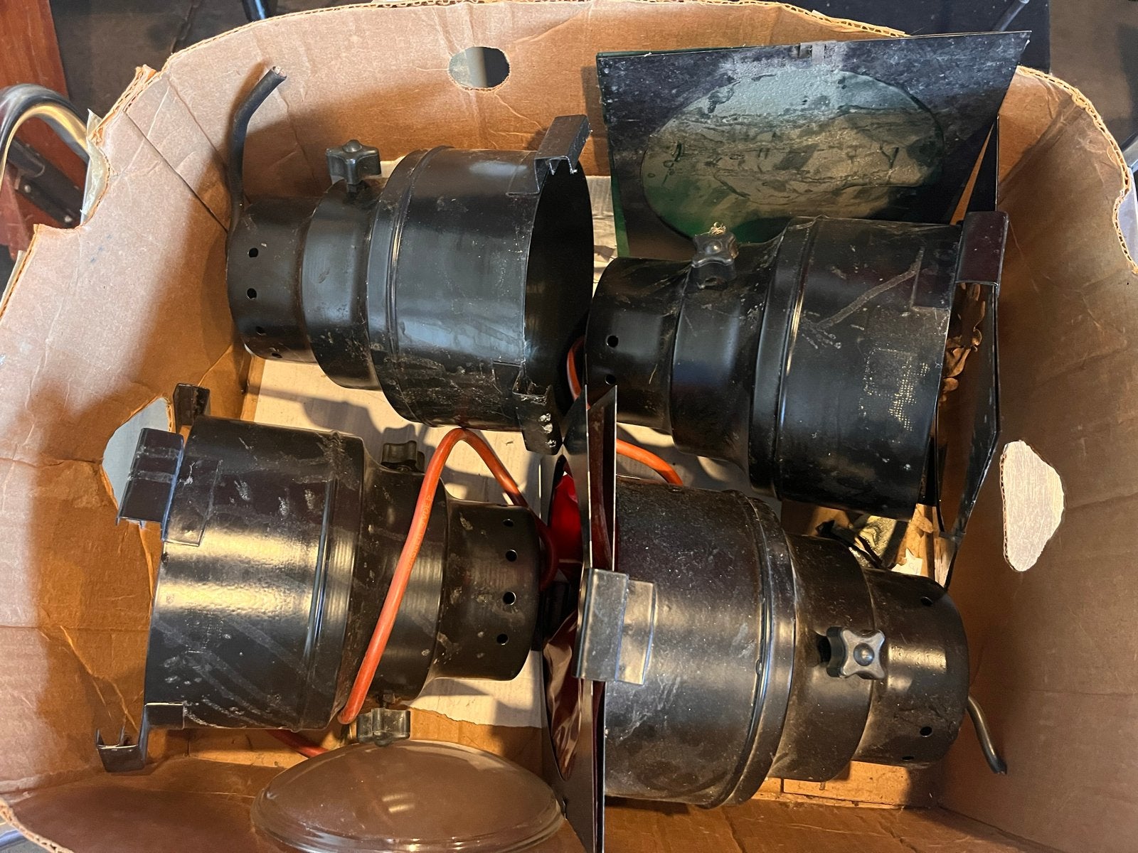 4 x Discolampen - Feestverlichting voor Thuis of Evenementen, Ophalen, Gebruikt, Licht, Kleur
