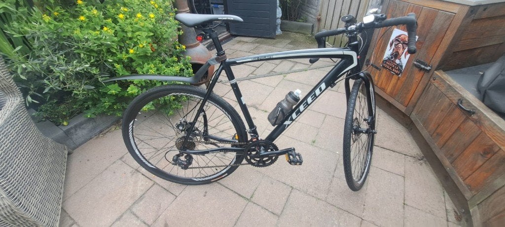 gravelbike compleet zo goed als nieuw, Fietsen en Brommers, Fietsen | Racefietsen, 10 tot 15 versnellingen, Zo goed als nieuw