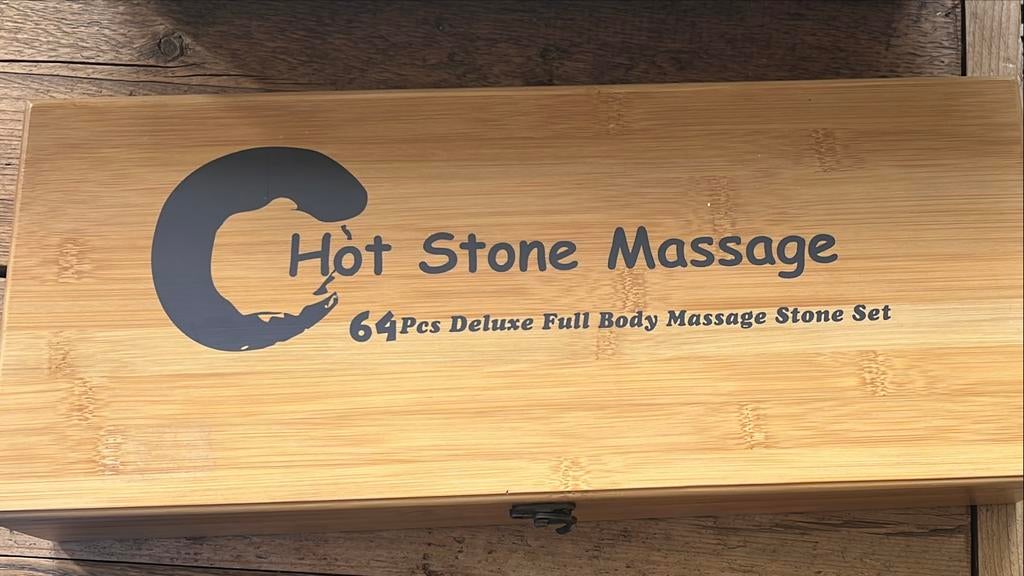 Hot Stone Massage Set - 64-delig Deluxe Volledig Lichaam, Ophalen, Zo goed als nieuw, Hotstone