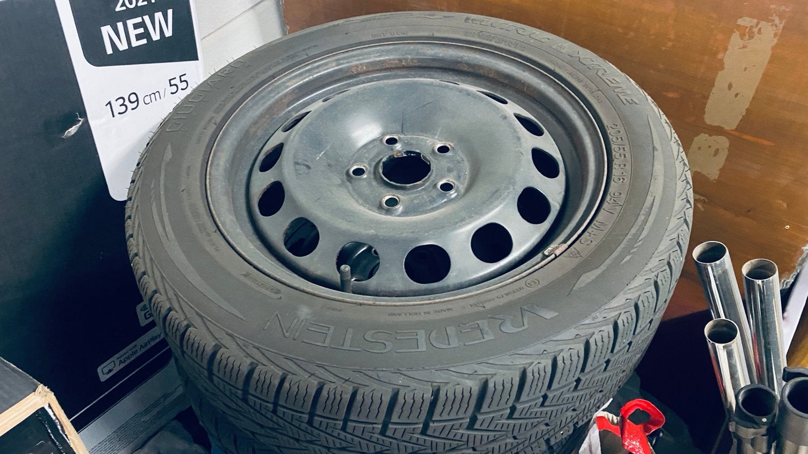 Vredestein Wintrac Xtreme winterbanden 205/55 R16 94V (M+S), Ophalen, Gebruikt