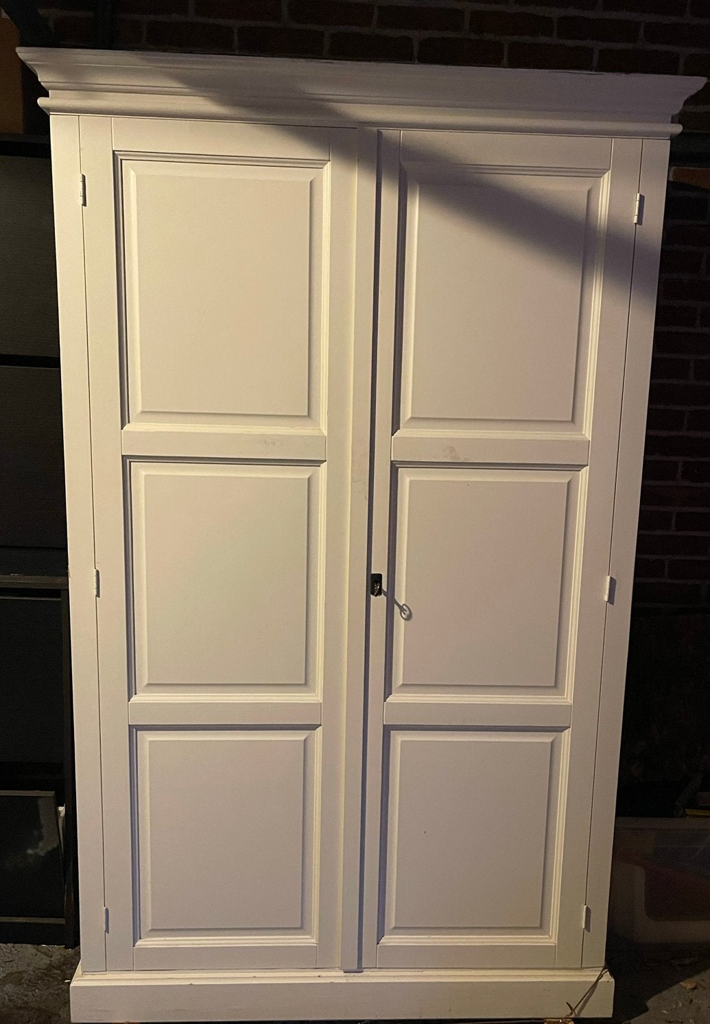 Crème Secretaire/Bureaukast - Modern/Landelijke Stijl, Ophalen, Gebruikt, Landelijk / modern
