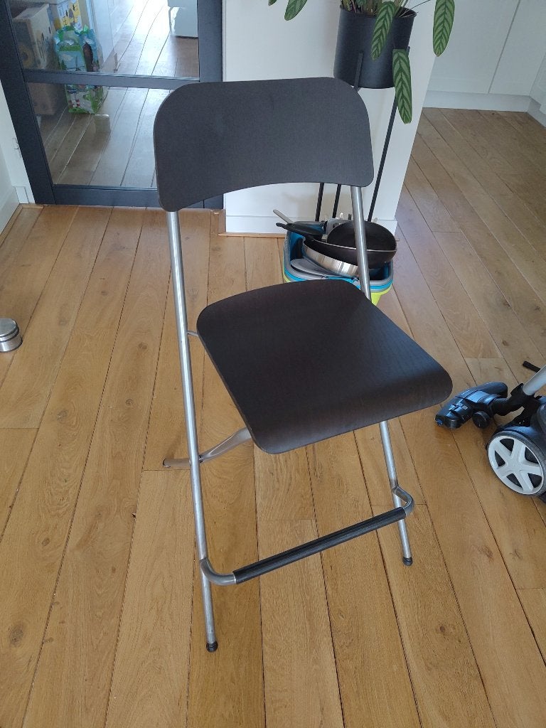 Inklapbare barkrukken (4x), Huis en Inrichting, Ophalen, 60 tot 90 cm, Zo goed als nieuw, 4 krukken