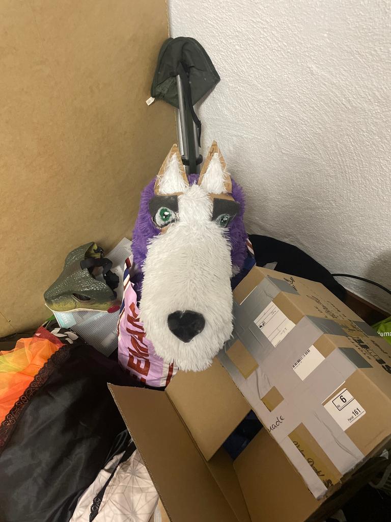 Wolf handpop handgemaakt ZSMW, Ophalen, Zo goed als nieuw