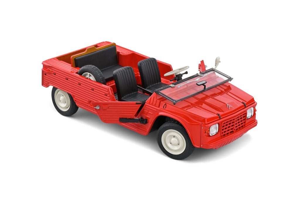 Citroen Mehari 1970 serie 1 rood Hopi Solido 1:18, Ophalen of Verzenden, Nieuw, Auto, Solido