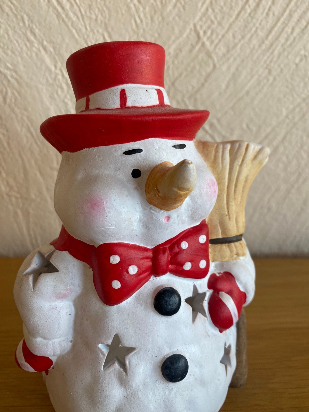 Waxinelichthouder sneeuwpop, Diversen, Kerst, Ophalen of Verzenden, Nieuw