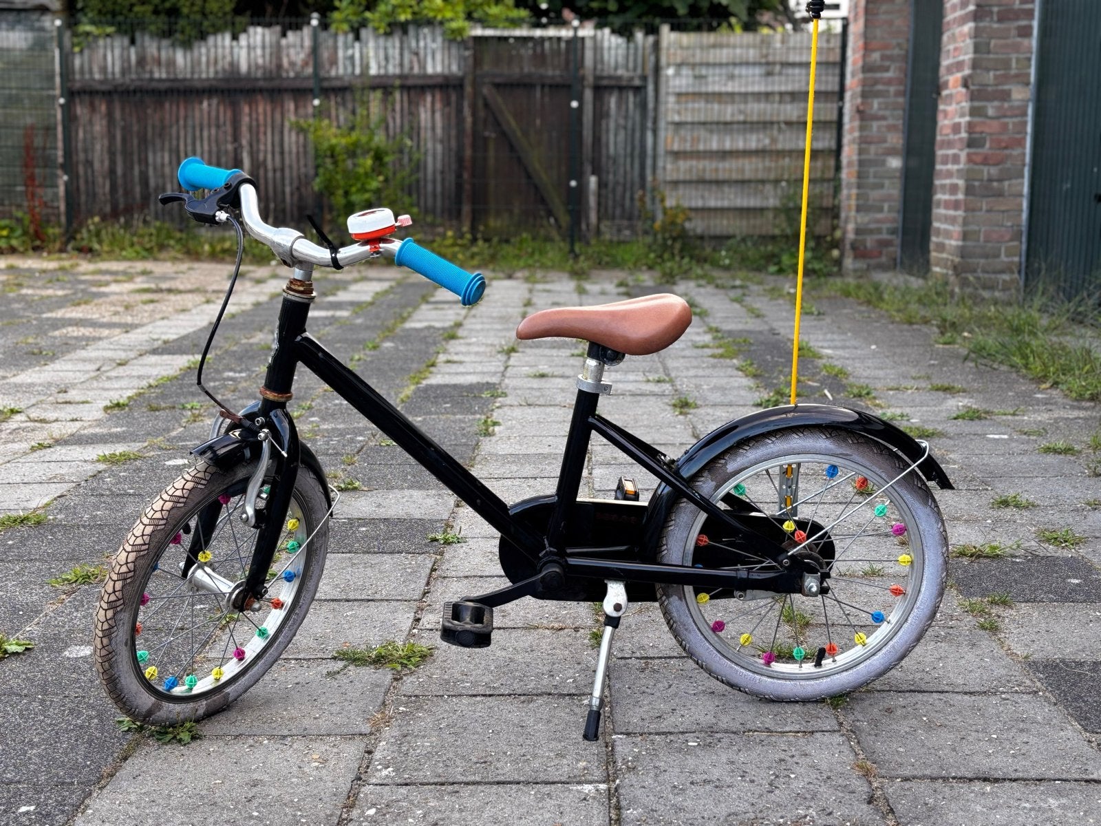 Veloretti Maxi 16 inch kinderfiets - Zwart, Ophalen, Gebruikt, Terugtraprem, 16 tot 20 inch