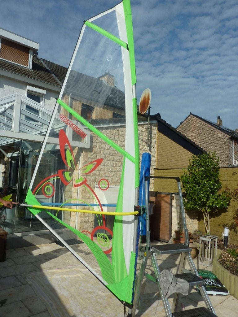 tribord, surfzeil 3.0 , bieden vanaf 75,00 euro, Minder dan 3.5 m², Met mast, Zo goed als nieuw, Zeil