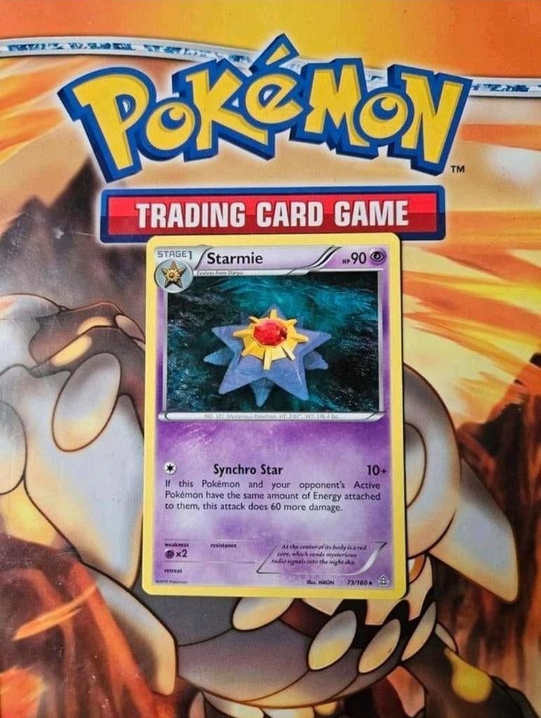Starmie 73/160 XY Primal Clash pokemon kaart nm, Ophalen of Verzenden, Zo goed als nieuw, Losse kaart