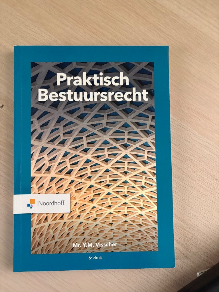 Praktisch bestuursrecht 6e druk, Boeken, Noordhoff, Zo goed als nieuw, Alpha, HBO