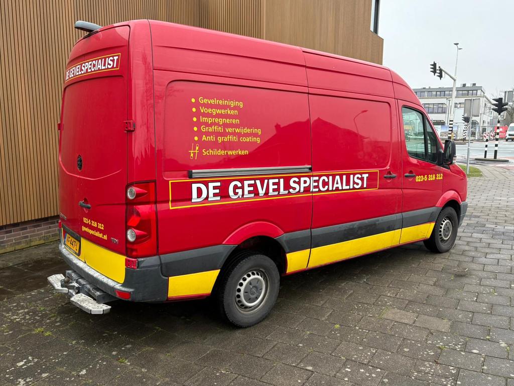 Volkswagen Crafter 46 2.0 TDI L2H1 AIRCO PRIJS IS EX 21% BTW, Auto's, Bestelauto's, Euro 5, Gebruikt, Zwart, Volkswagen