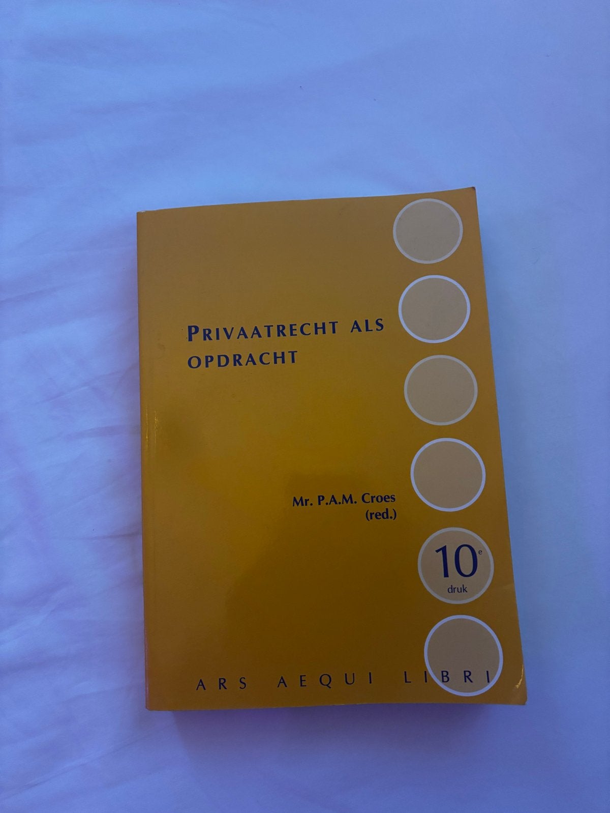 Privaatrecht als opdracht - 10e druk, Boeken, Ophalen of Verzenden, Gamma, Zo goed als nieuw, HBO