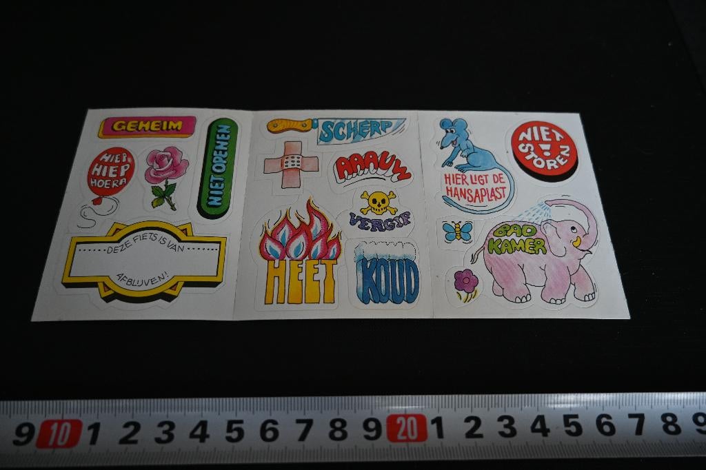 sticker set Hansaplast, Verzamelen, Ophalen, Zo goed als nieuw