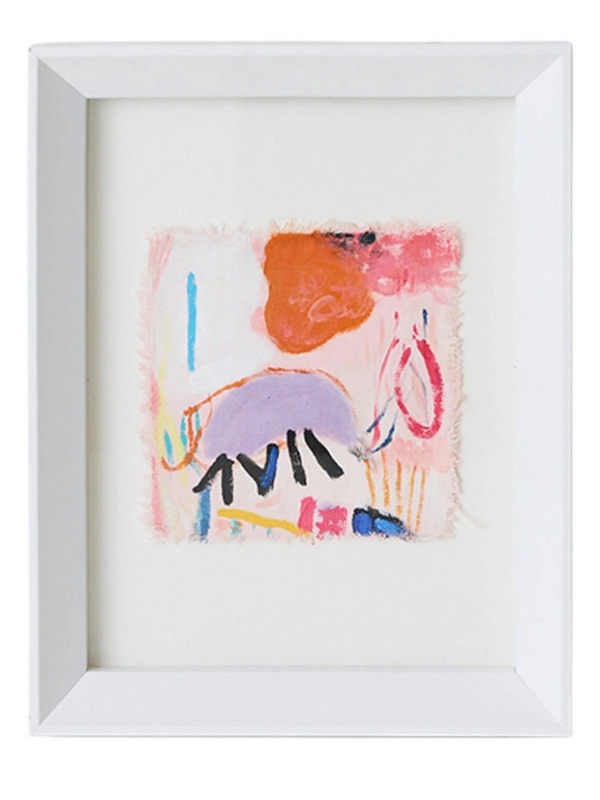 HKliving Schilderij Abstracte Kunst Klein Formaat, Ophalen
