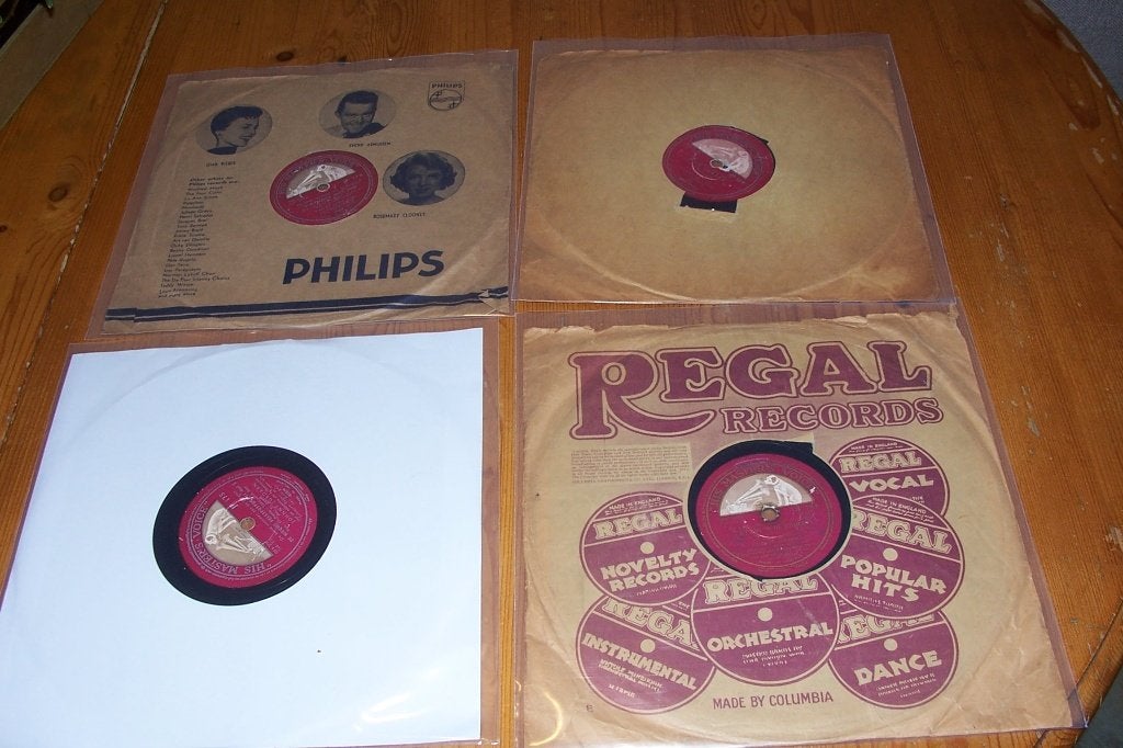 78 toeren platen van johnny jordaan en tante leen, Gebruikt, 10 inch, Ophalen of Verzenden, Levenslied of Smartlap