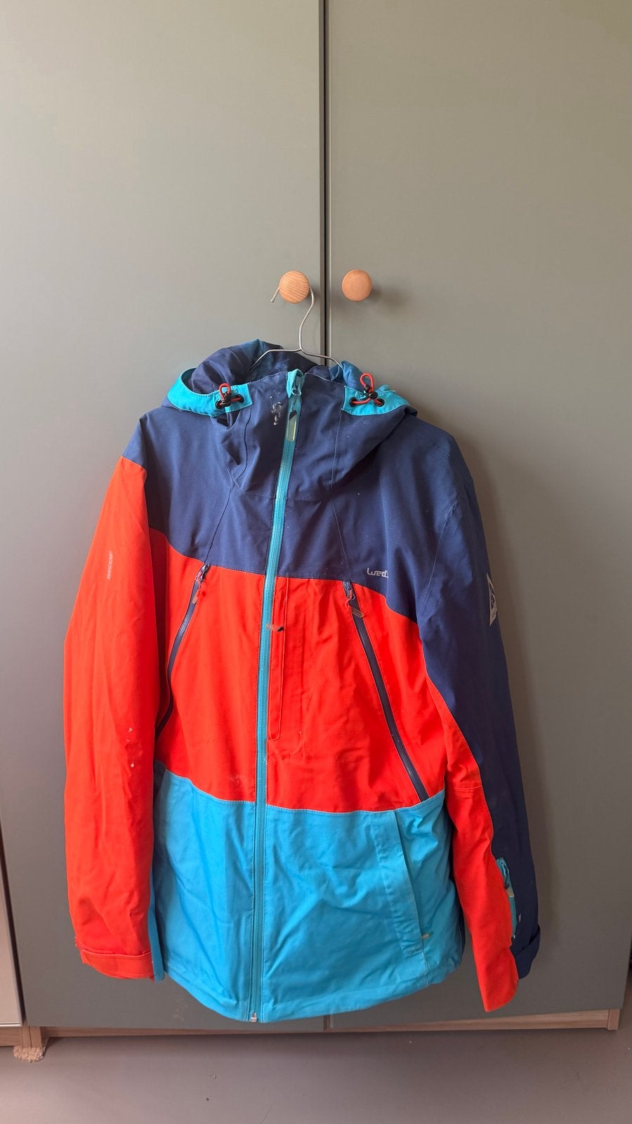 Heren ski-set: ski-jas en skibroek - Maat L, Ophalen of Verzenden, Gedragen, Maat 42/44 (L), Pak