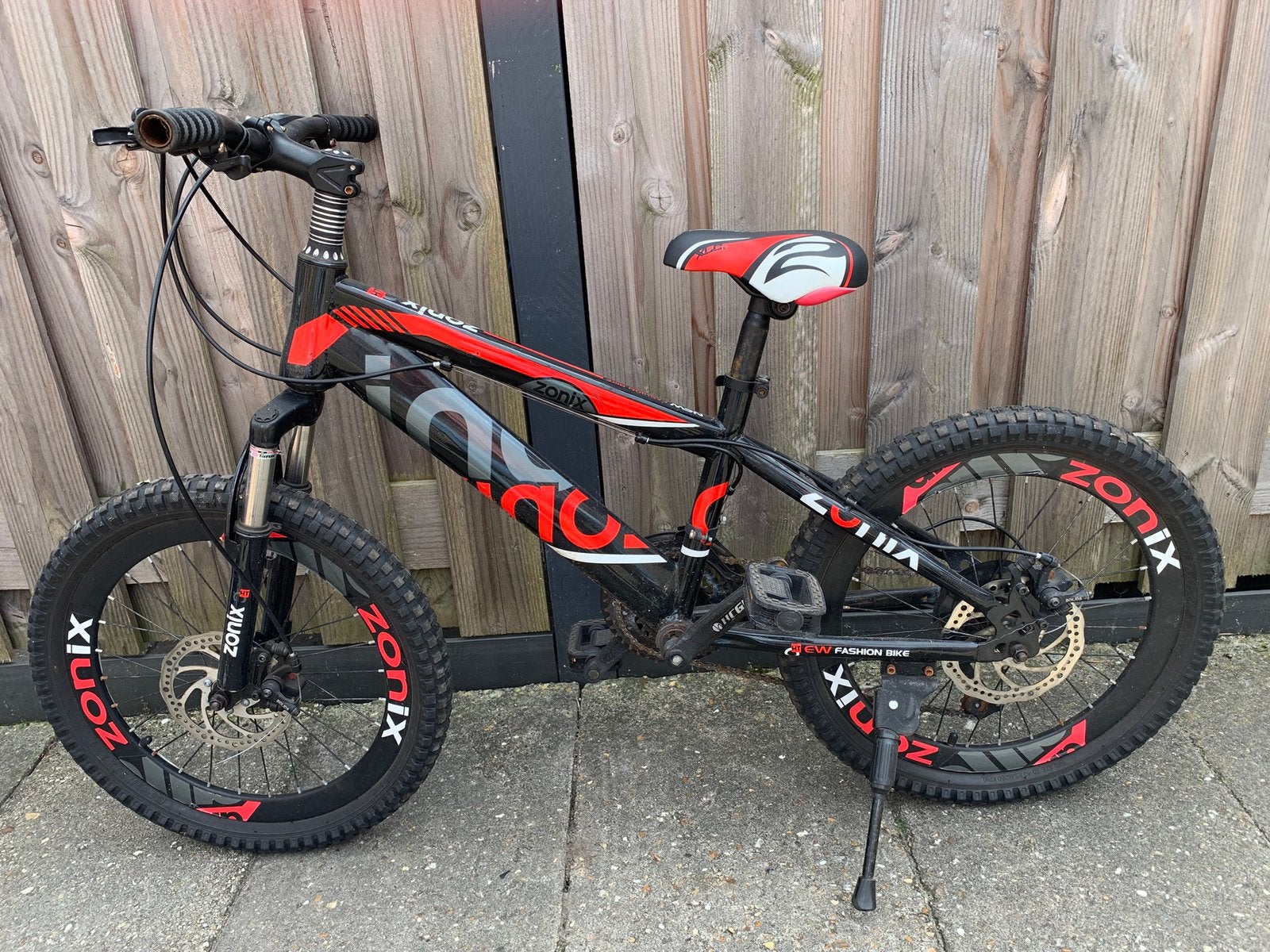 Zonix 20 inch jongens mountainbike, Ophalen, Gebruikt, Versnellingen, Schijfrem