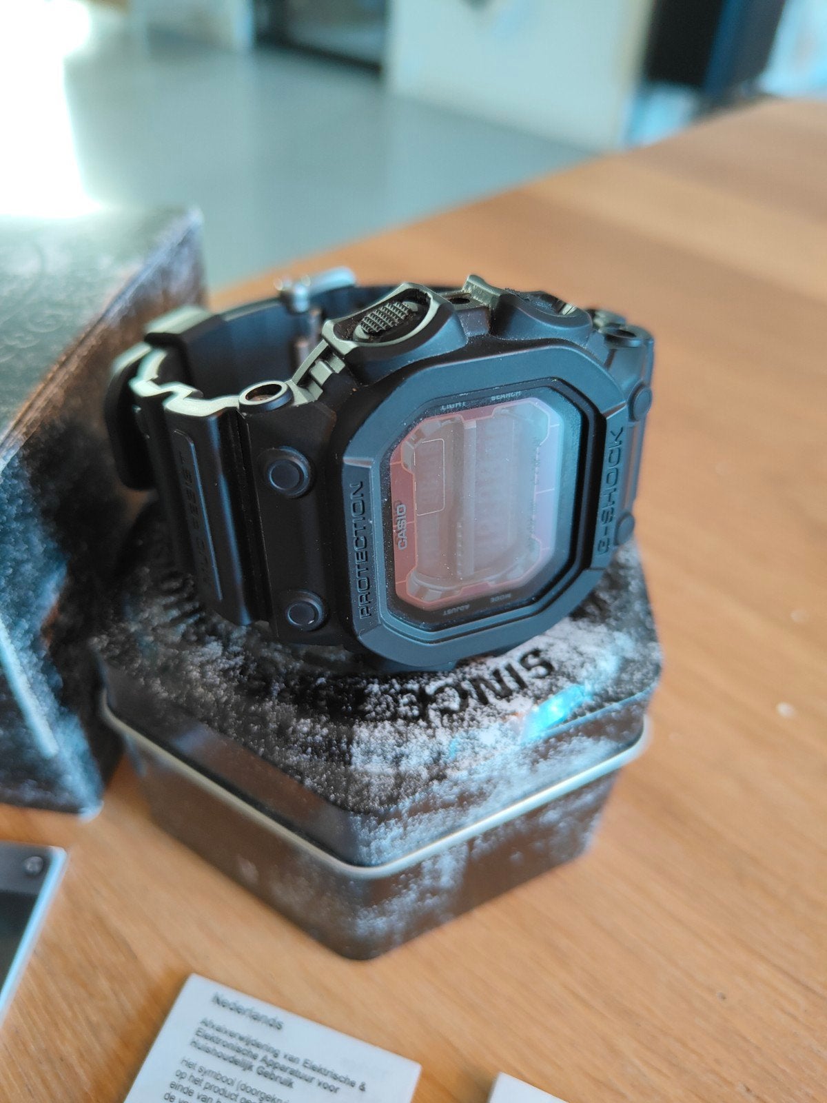 Casio G-Shock GX-56BB-1,, Sieraden, Tassen en Uiterlijk, Horloges | Heren, Casio, Kunststof, Kunststof, Ophalen of Verzenden