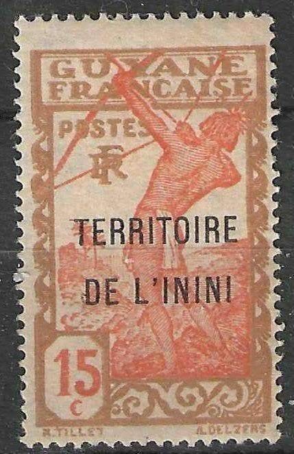 Frans-Inini 1932/1938 - Yvert 6 - Territoire de l'Inini (PF), Verzenden, Overige landen, Postfris