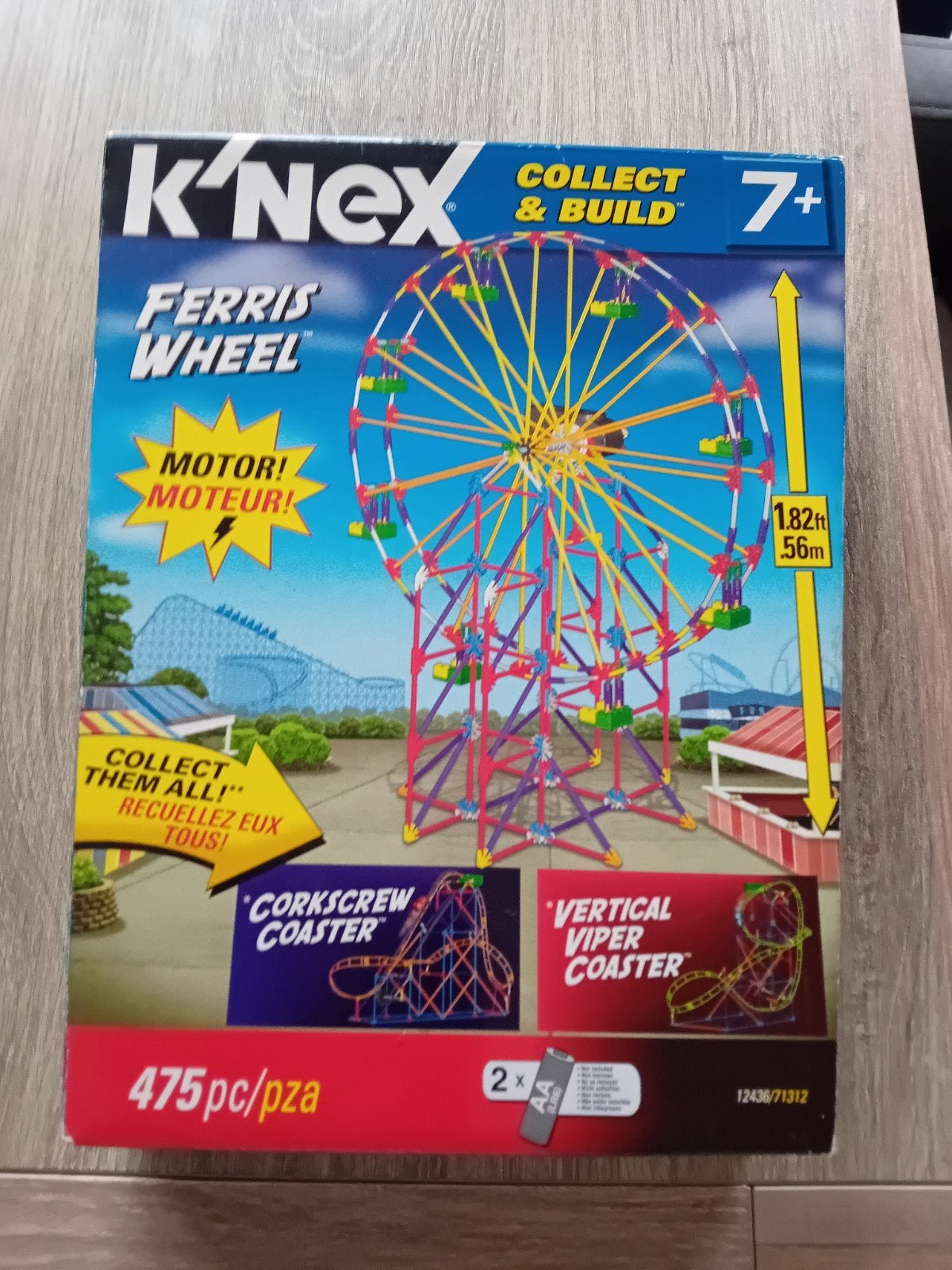 K'nex Collect & Build sets met motor (4 dozen), Ophalen of Verzenden, Zo goed als nieuw, K'nex