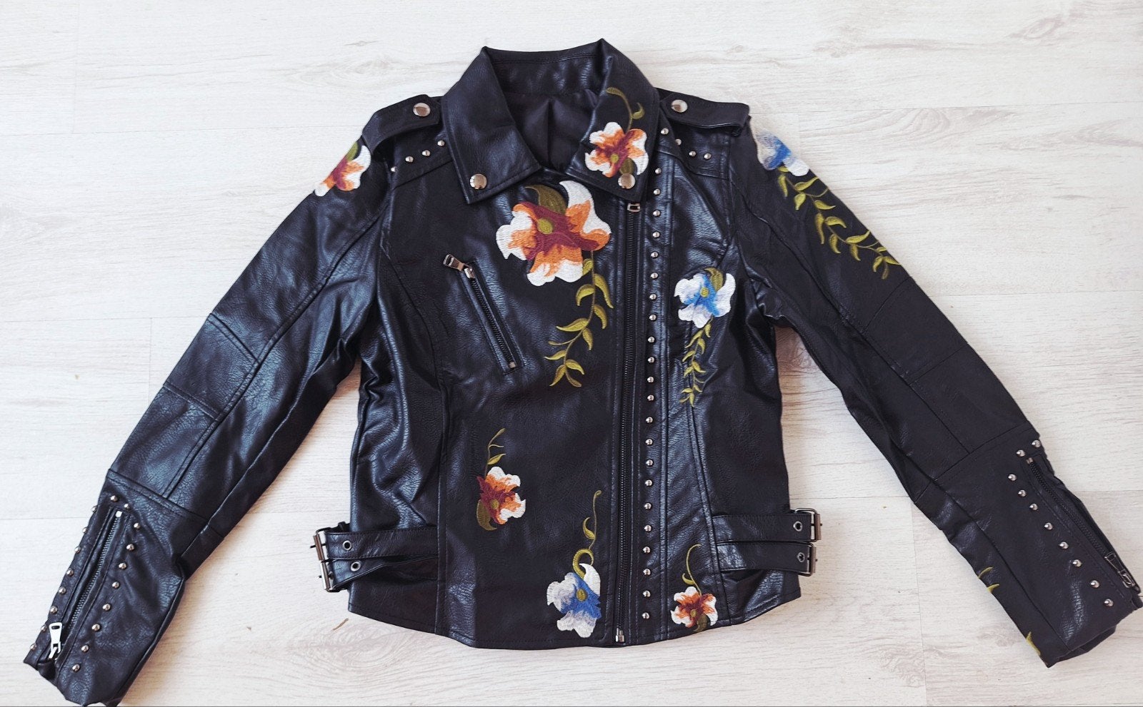 Nieuw! Bikerjas gevoerd S, Ophalen of Verzenden, Nieuw, Maat 36 (S), Zwart