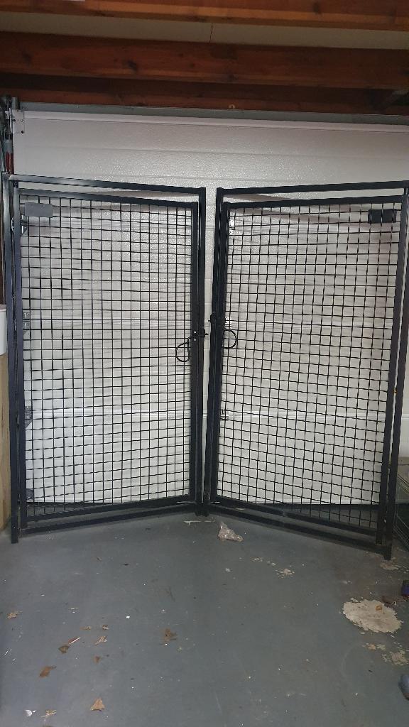 Hondenkennel zwart 5delen, Ophalen, Hondenkennel, Gebruikt, 100 cm of meer