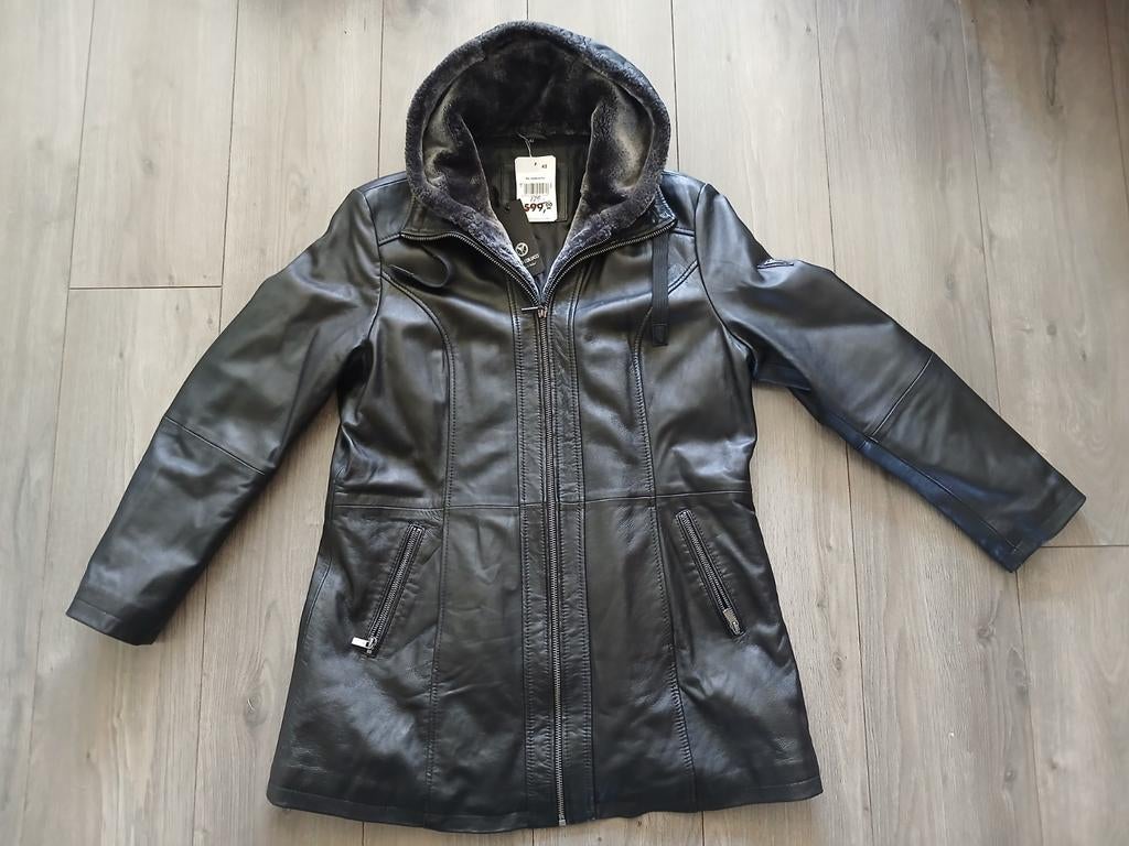 Carlo colucci leren jas maat XL, Kleding | Heren, Jassen | Winter, Ophalen, Maat 56/58 (XL)