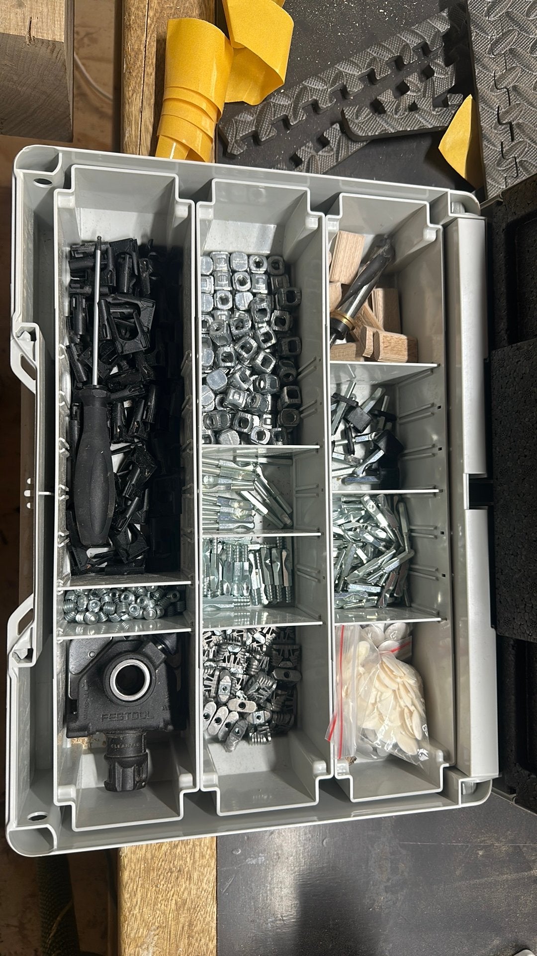 Festool domino connector set compleet, Ophalen of Verzenden, Zo goed als nieuw