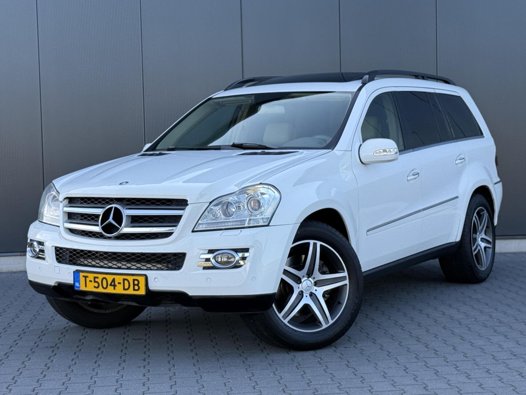Mercedes GL-klasse 500 7-Persoons - Leder - Schuifdak - Nett, Auto's, Automaat, 5461 cc, 2245 kg, Wit
