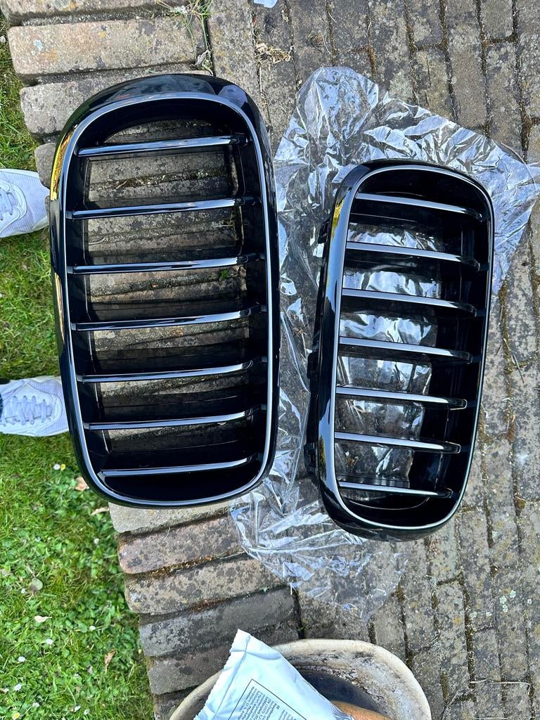 Zwarte Nieren Glans Zwart BMW F15 X5, Auto-onderdelen, Carrosserie en Plaatwerk, Voor, Nieuw, Ophalen of Verzenden, Bumper