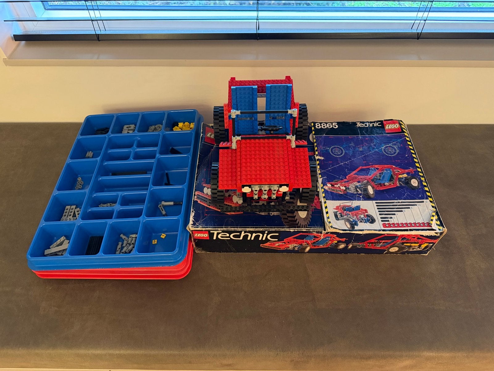 Lego Technic 8865 Test Car - 2 sets, Ophalen, Gebruikt, Lego, Technic