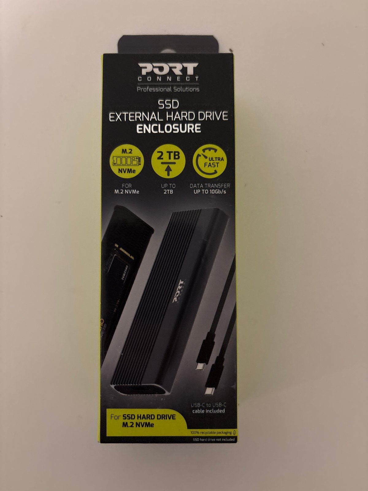NEW Port Connect SSD Externe Harde Schijf Behuizing M.2 NVMe, Server, SSD, Nieuw, Ophalen of Verzenden